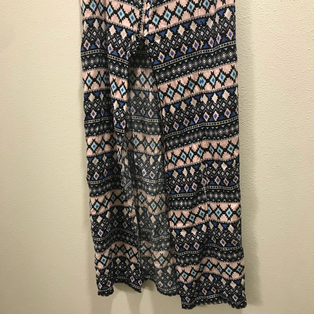 Patterned Slit Maxi Skirt - Picture 2 of 4